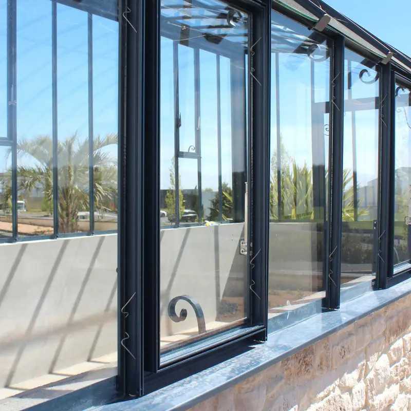 Serre à l'ancienne VERSAILLES largeur 2.80 m sur muret