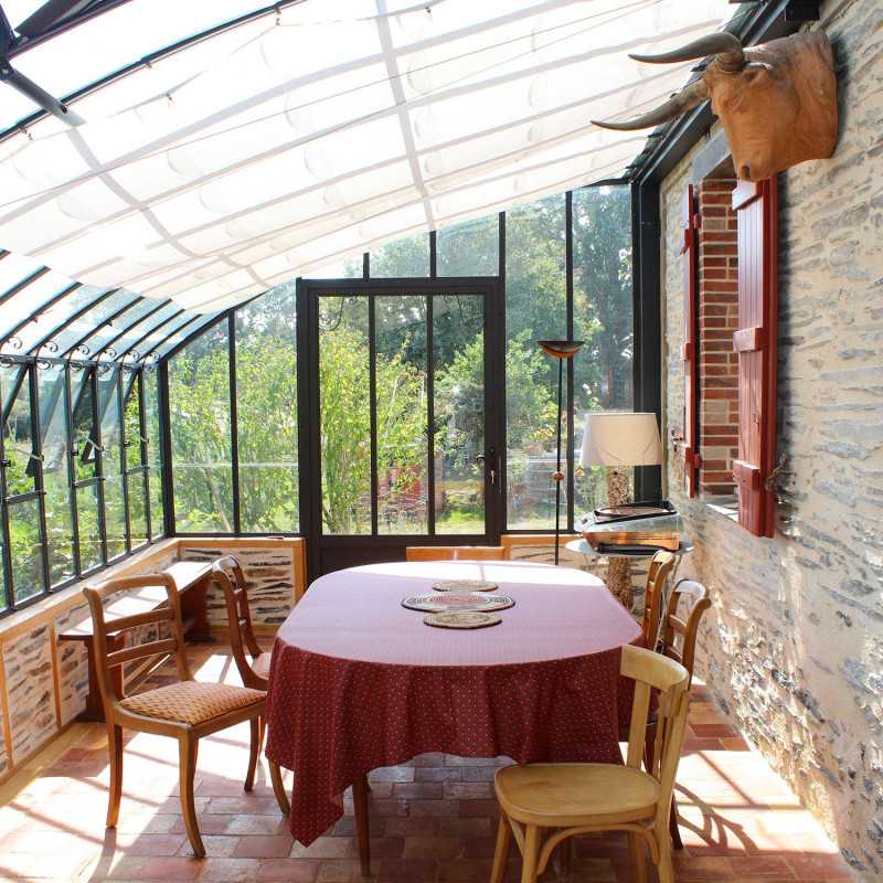 Serre à l'ancienne MONTESQUIEU largeur 2.80 m sur muret