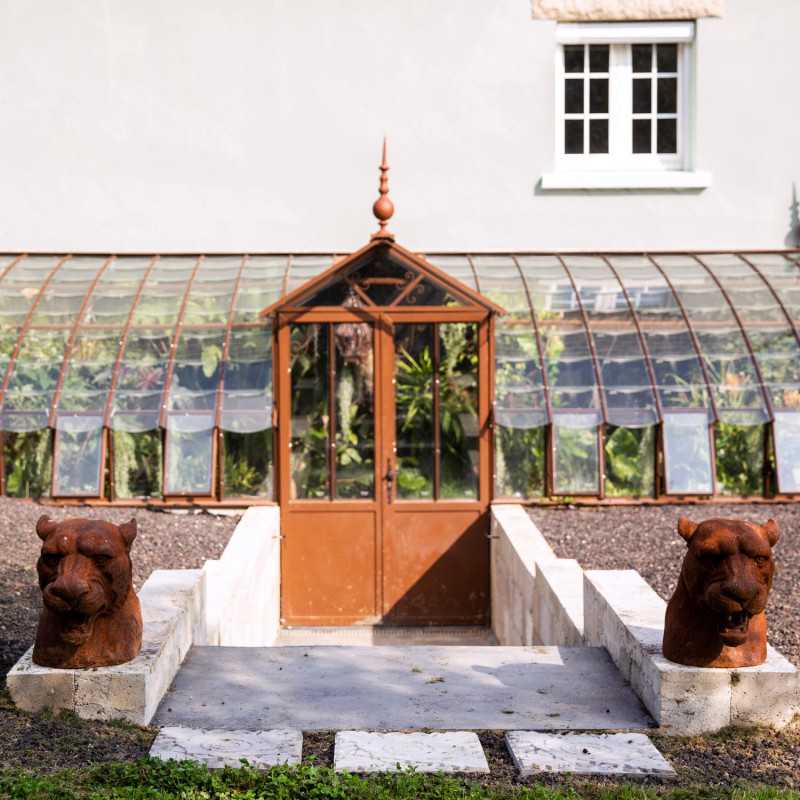 Serre à l'ancienne MONTESQUIEU largeur 2.80 m sur muret