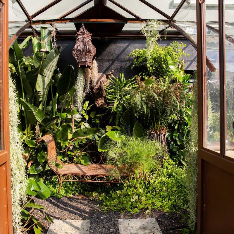 Serre à l'ancienne MONTESQUIEU largeur 2.80 m sur muret