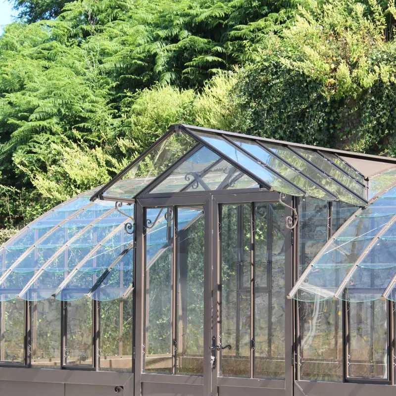 Serre à l'ancienne MIRABEAU largeur 3.70 m sur muret