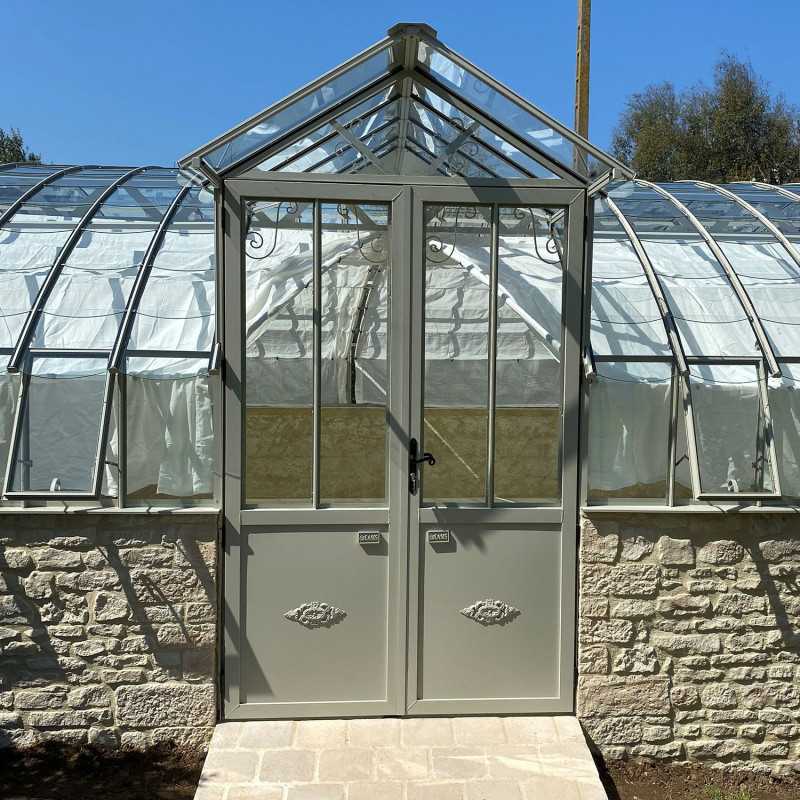 Serre à l'ancienne AMBOISE largeur 5.60 m sur muret