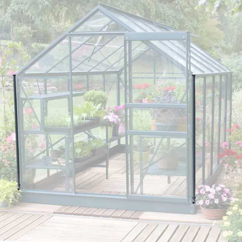 Kit canalón para invernaderos a dos aguas NATURA