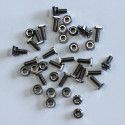 Lote de 40 tornillos cabeza martillo M6x20 mm + 40 tuercas