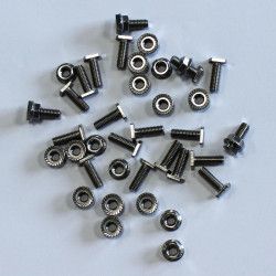 Lote de 40 tornillos cabeza martillo M6x18 mm + 40 tuercas