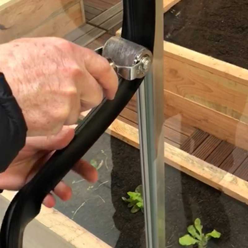 Rodillo colocación junta para invernadero AZURA