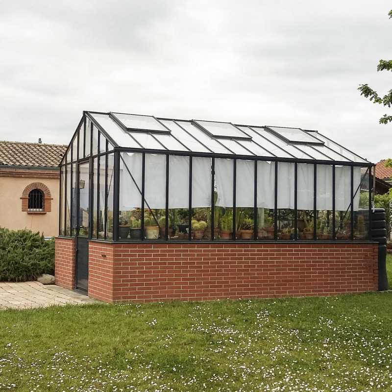 Serre LUXIA Rétro Sur Muret Largeur 3.09 m