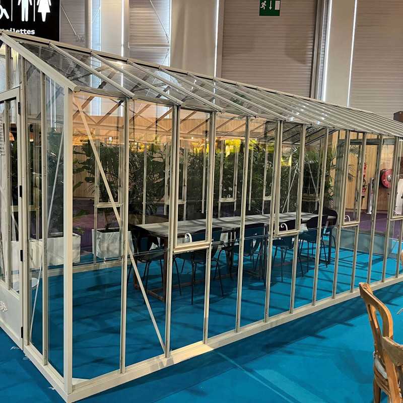 Serre reconditionnée AUTHENTIQUE largeur 2,75 x 6,05 m