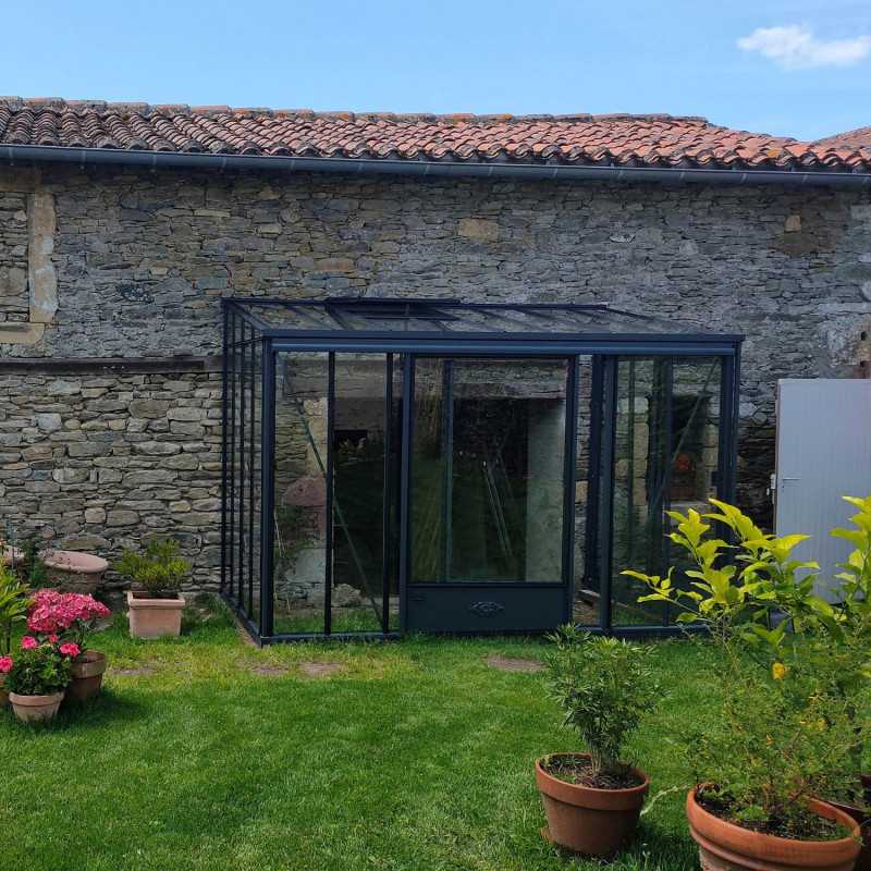 Invernadero LUXIA Retro adosado anchura 1,58 m