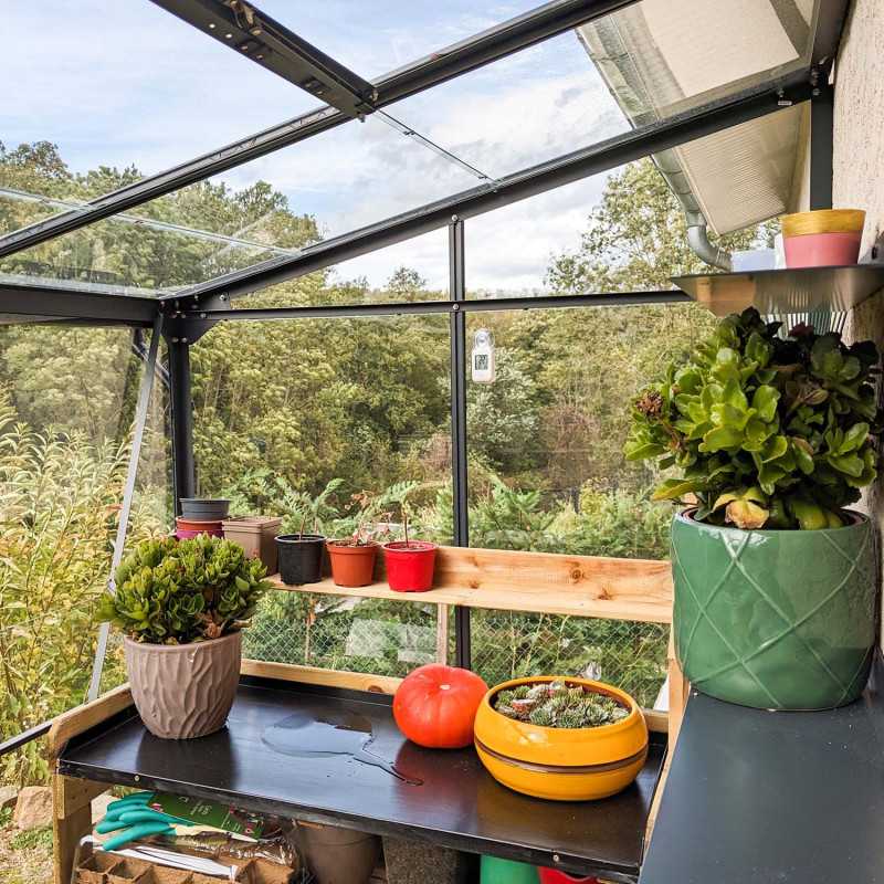 Invernadero adosado MÉLISSA 3,30 m²