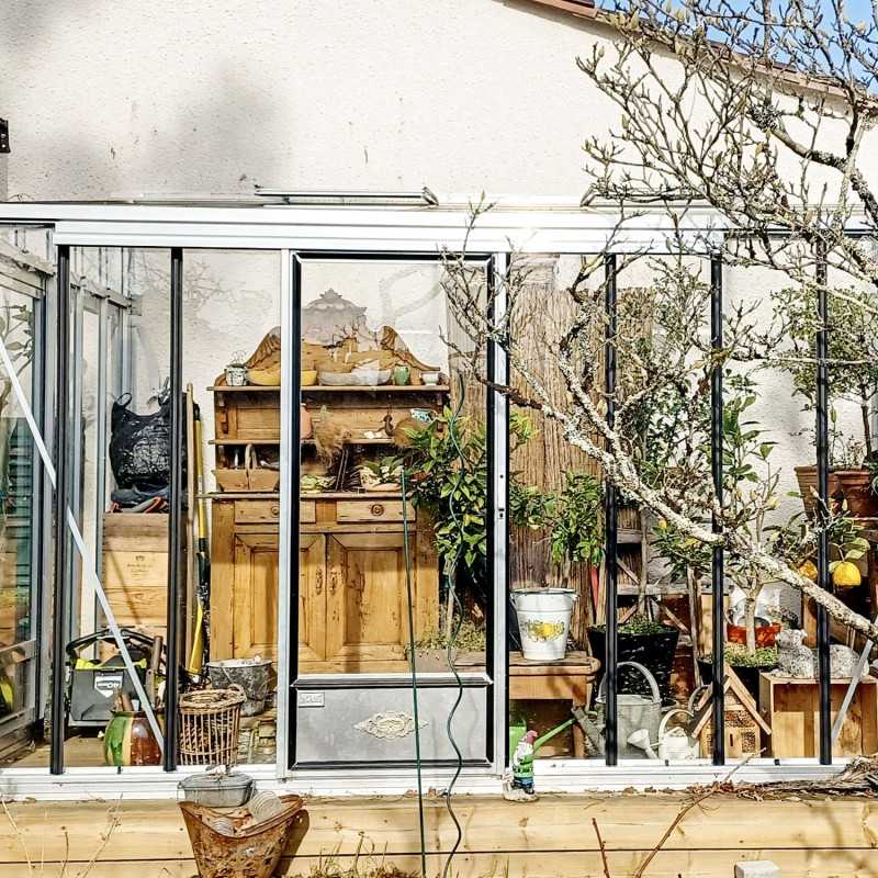 Invernadero LUXIA Retro adosado anchura 2,32 m