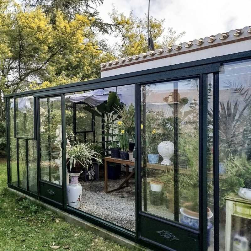 Invernadero LUXIA Retro adosado anchura 3,06 m