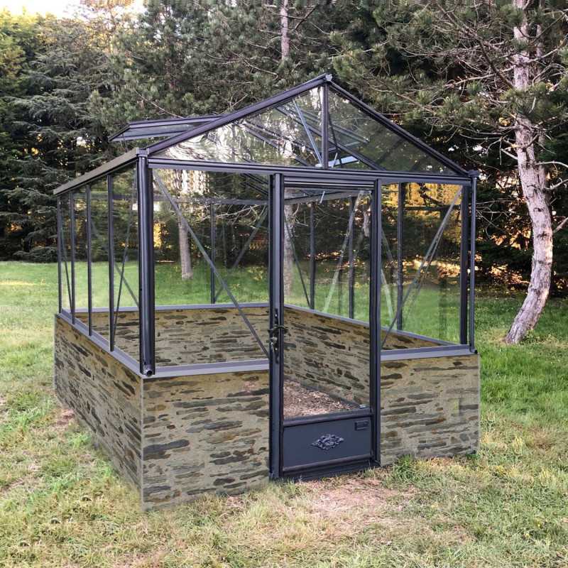 Invernadero LUXIA en muro bajo anchura 2,36 m