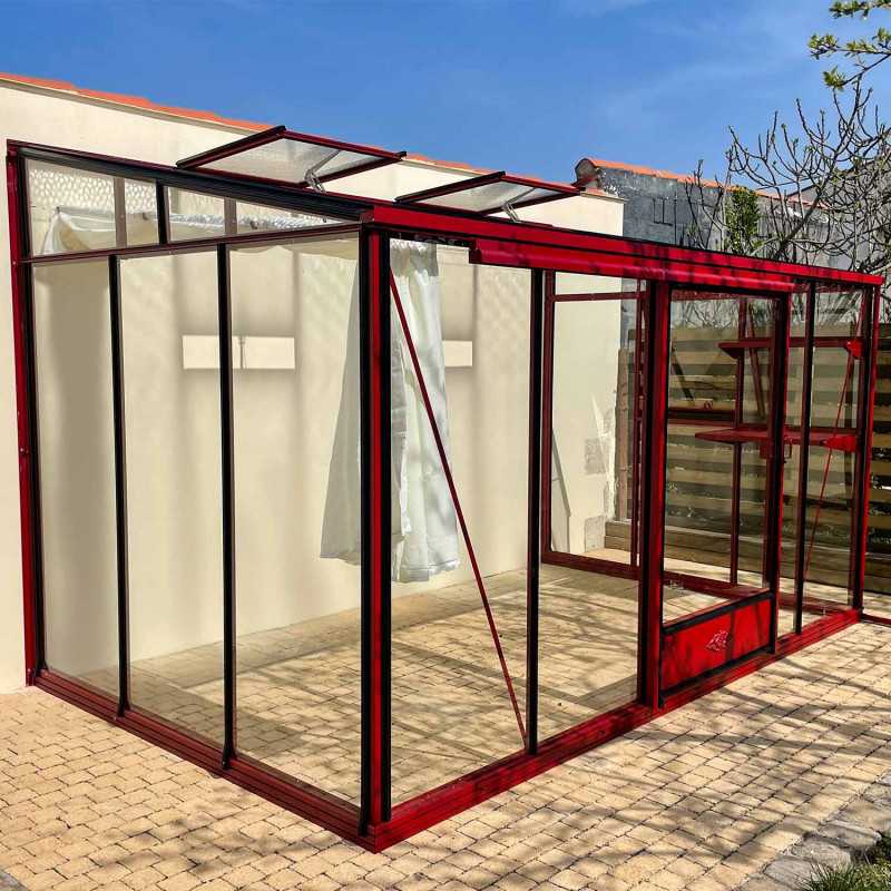 Serre LUXIA Adossée largeur 2,32 m