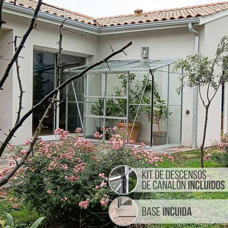 Invernadero adosado MÉLISSA 3,30 m²