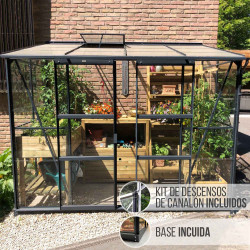 Invernadero adosado MÉLISSA 3,30 m²