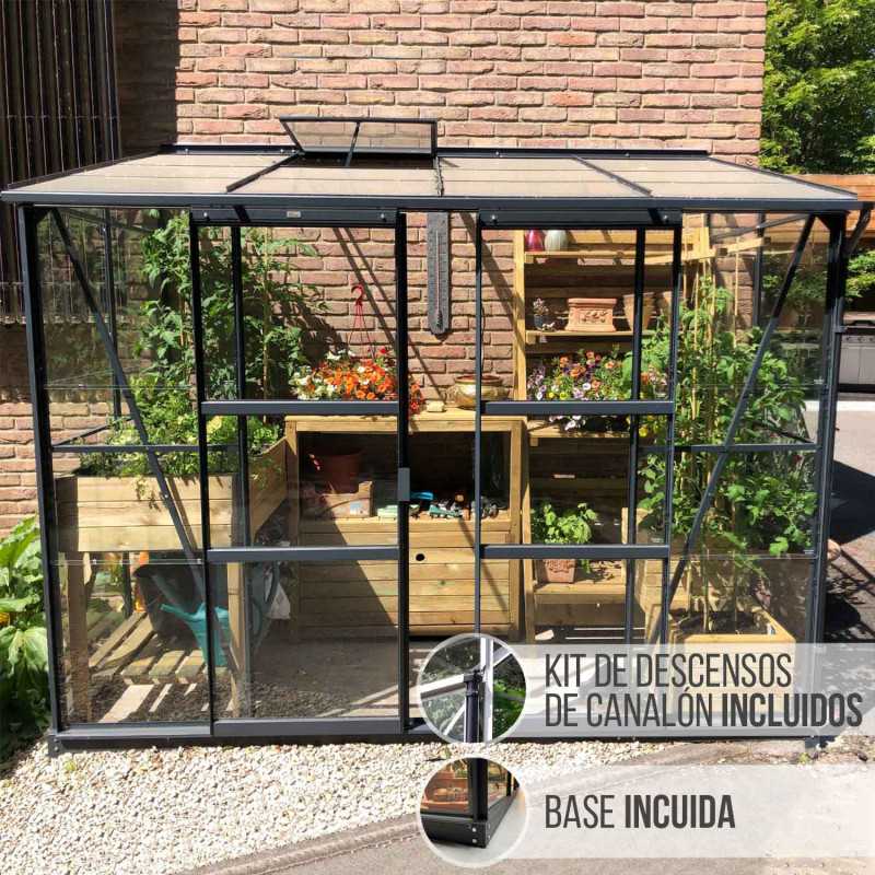 Invernadero adosado MÉLISSA 3,30 m²