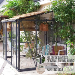 Invernadero adosado MÉLISSA 4,90 m²