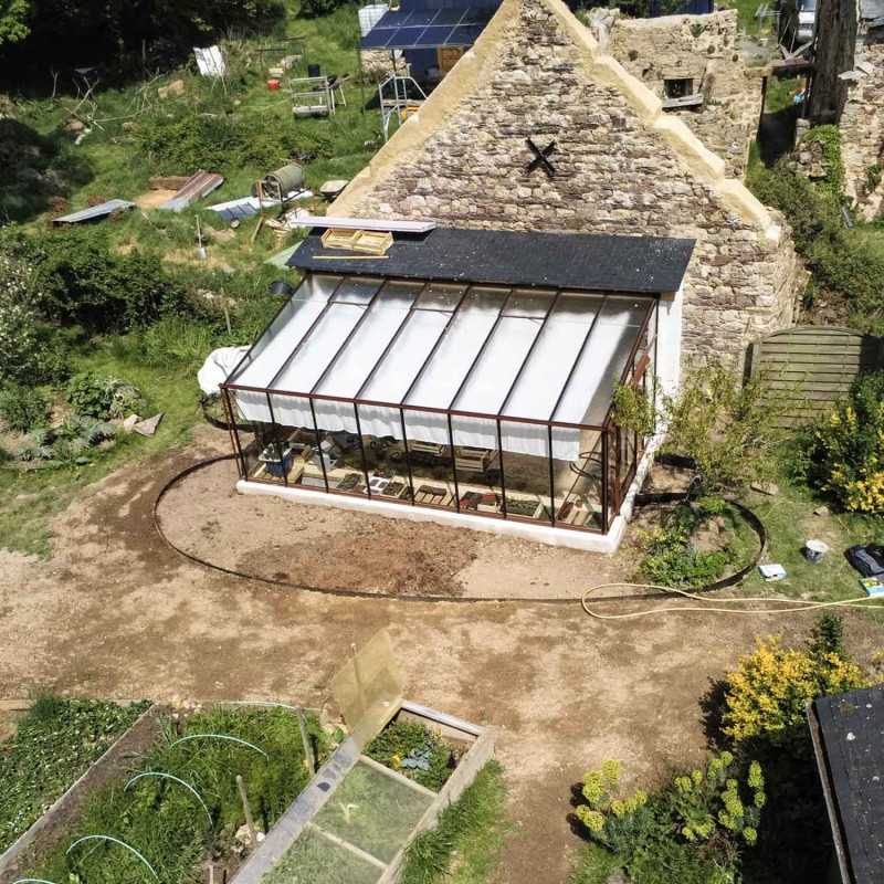 Invernadero LUXIA adosado anchura 3,06 m