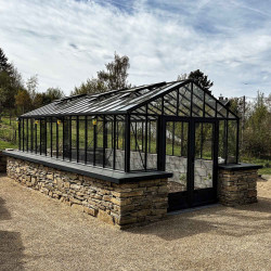 Invernadero LUXIA Retro en muro bajo anchura 3,09 m