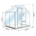 Invernadero ALLIUM 2,50 m²