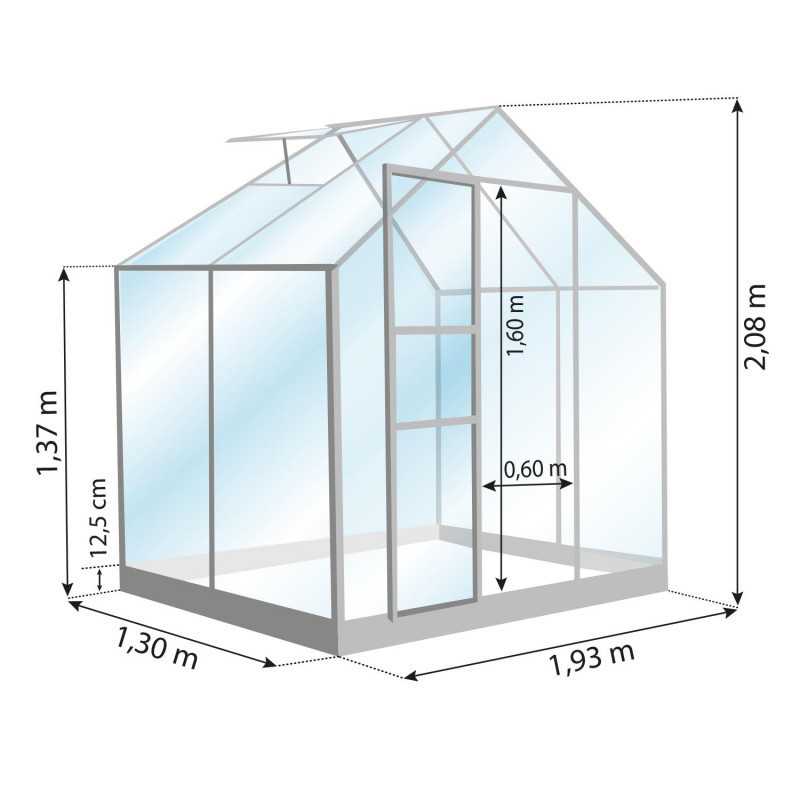 Invernadero ALLIUM 2,50 m²