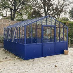 Serre à l'ancienne CLASSIQUE 3,50 m sur embase aluminium