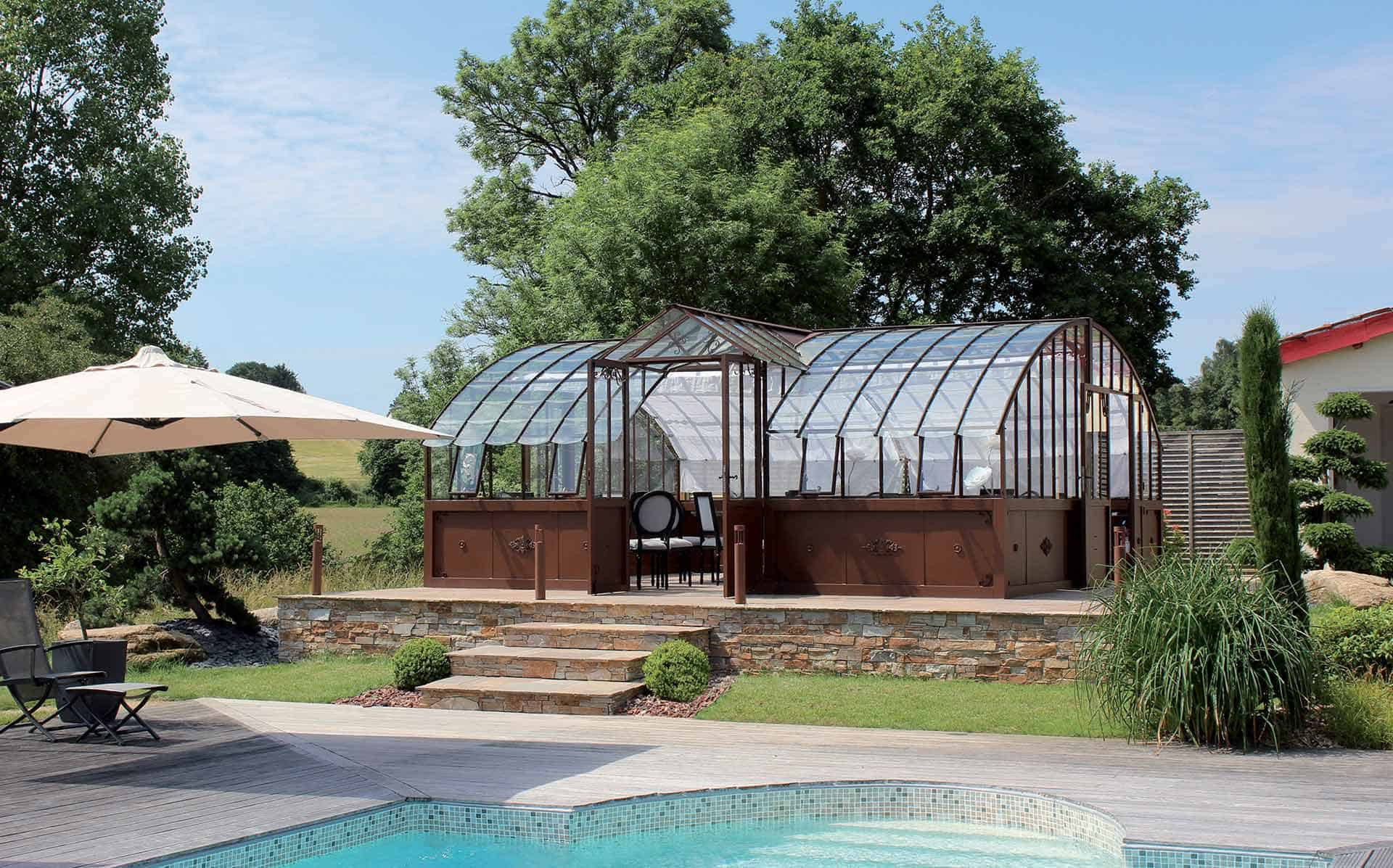 Colección de invernaderos antiguos