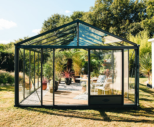 Serre de jardin en verre Supra